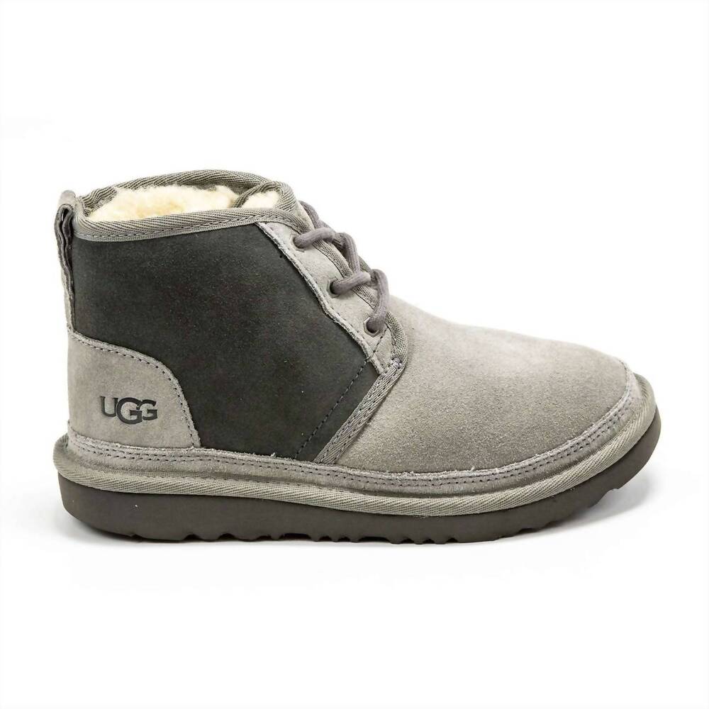 NEW UGG kid's neumel ii boot in charcoal